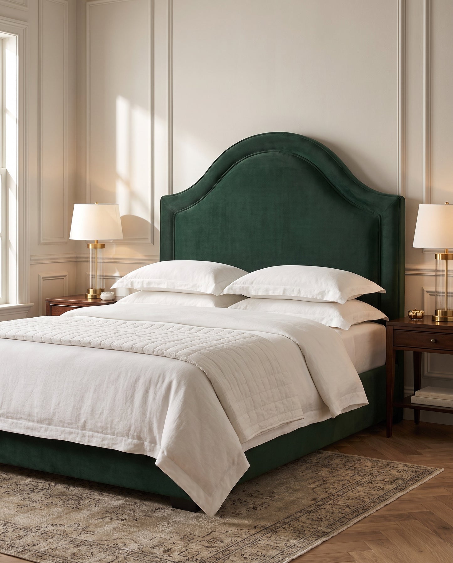 Danika upholstered headboard EON-HB062 – bedroom lifestyle view