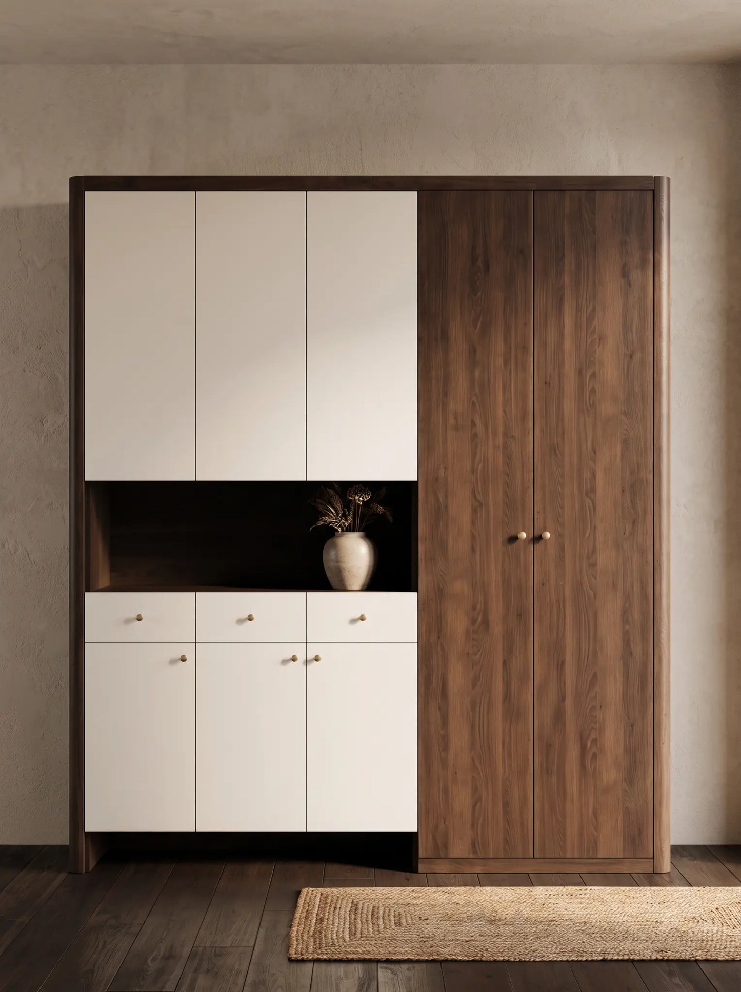 Grace Two-Tone Wardrobe (EON-WD004)