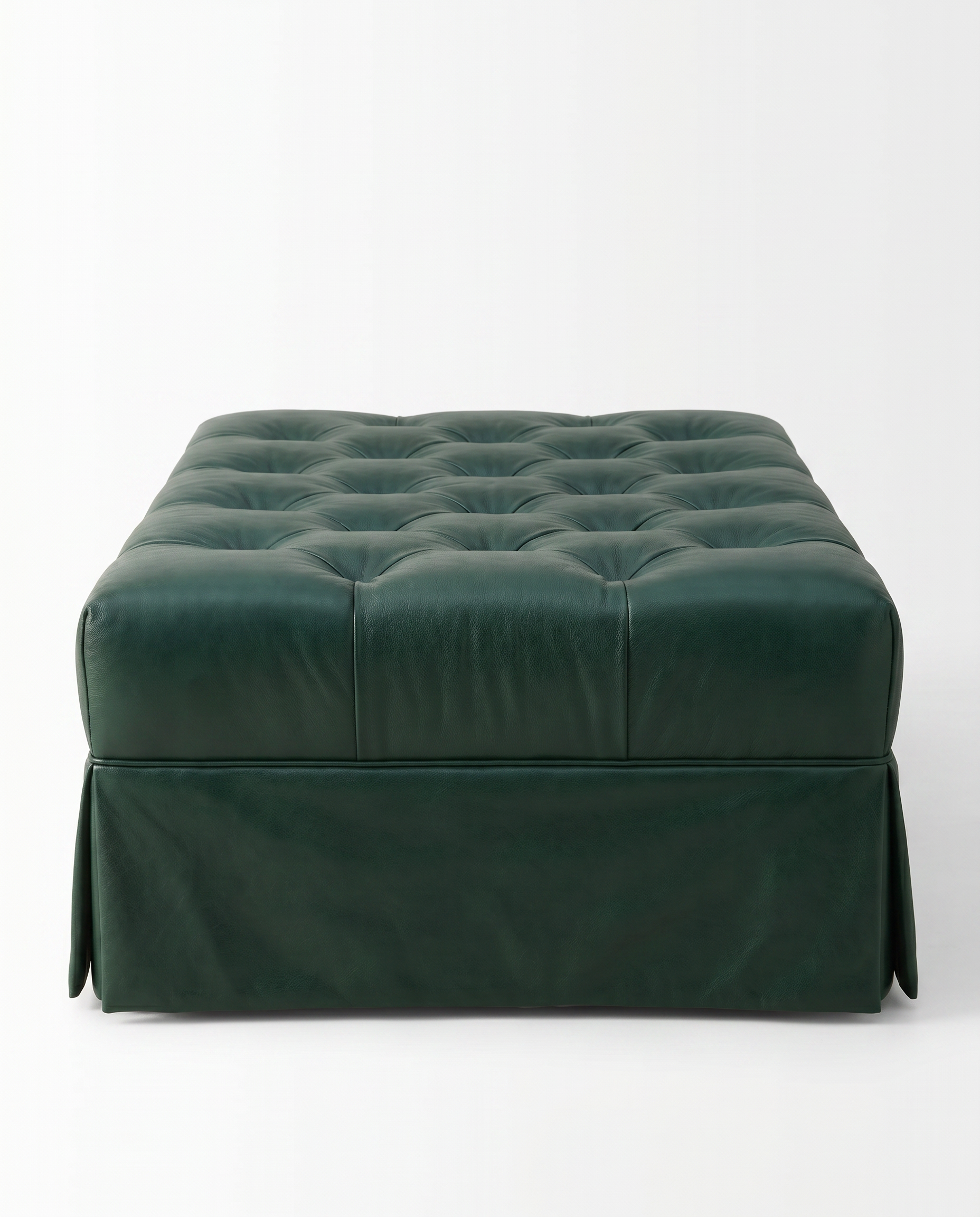 EON-OT001 Pemberton Tufted Ottoman - Front View