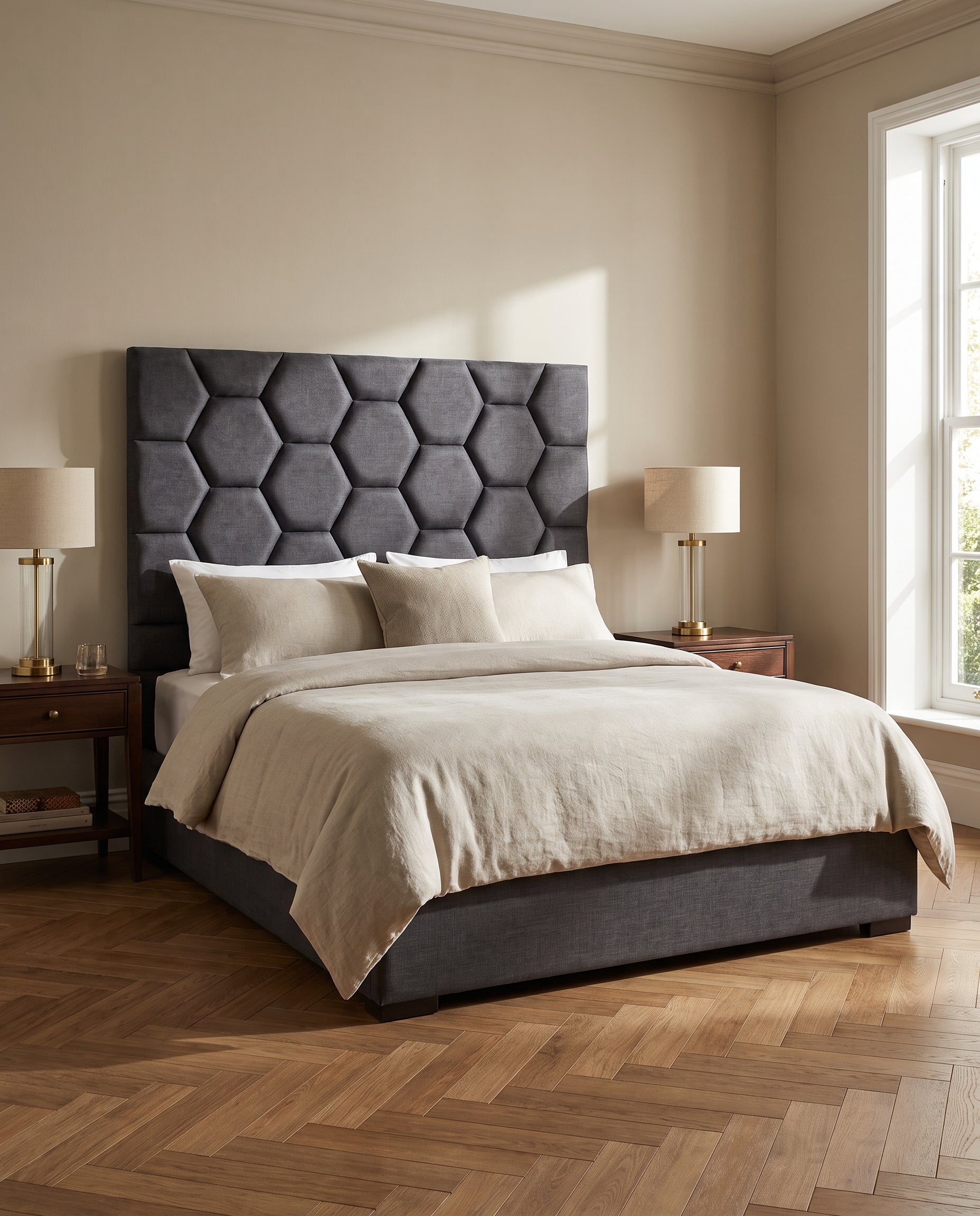 Cosima upholstered headboard EON-HB086 – bedroom lifestyle view