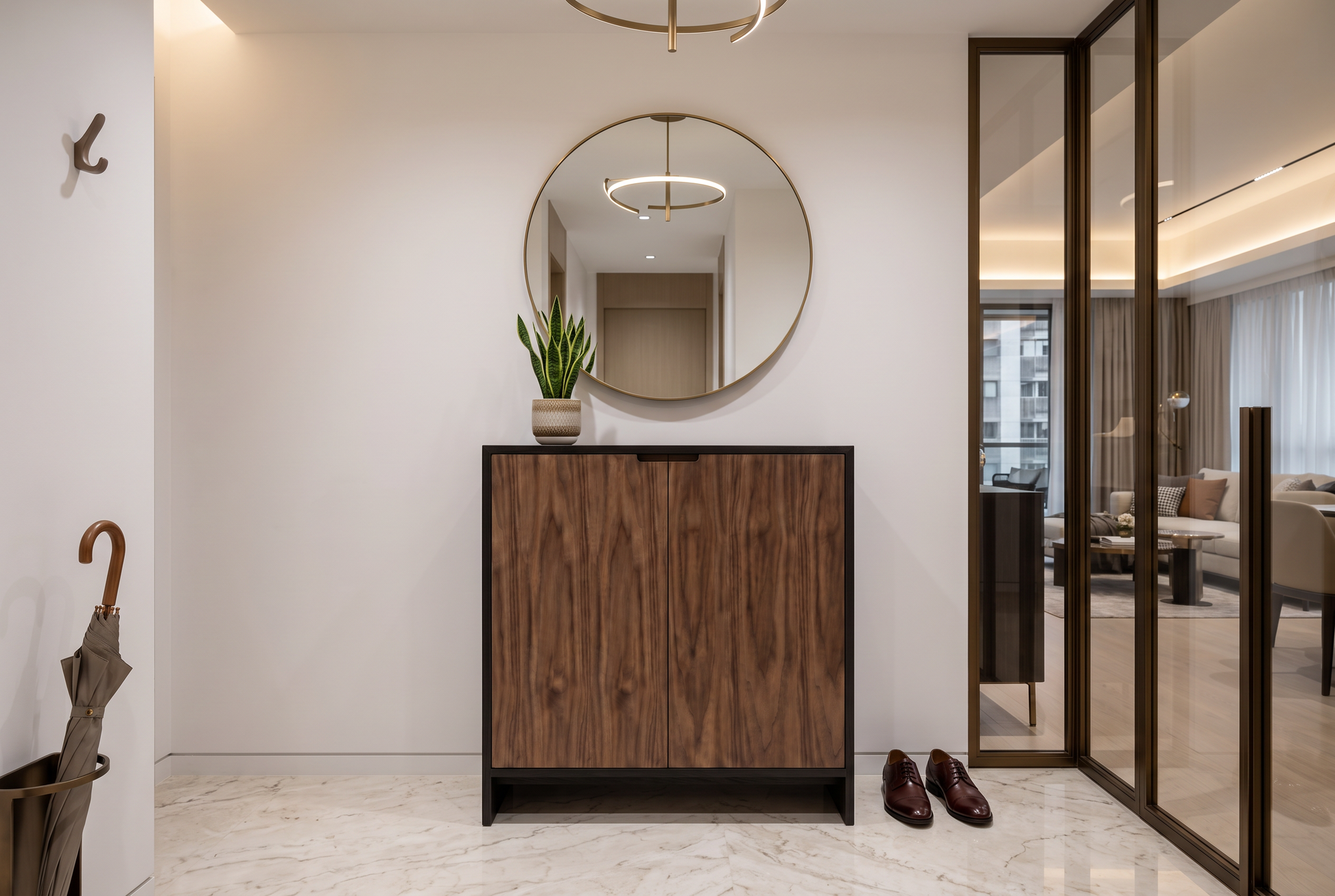 EON-SC001 Raffles Shoe Cabinet - Lifestyle Entryway
