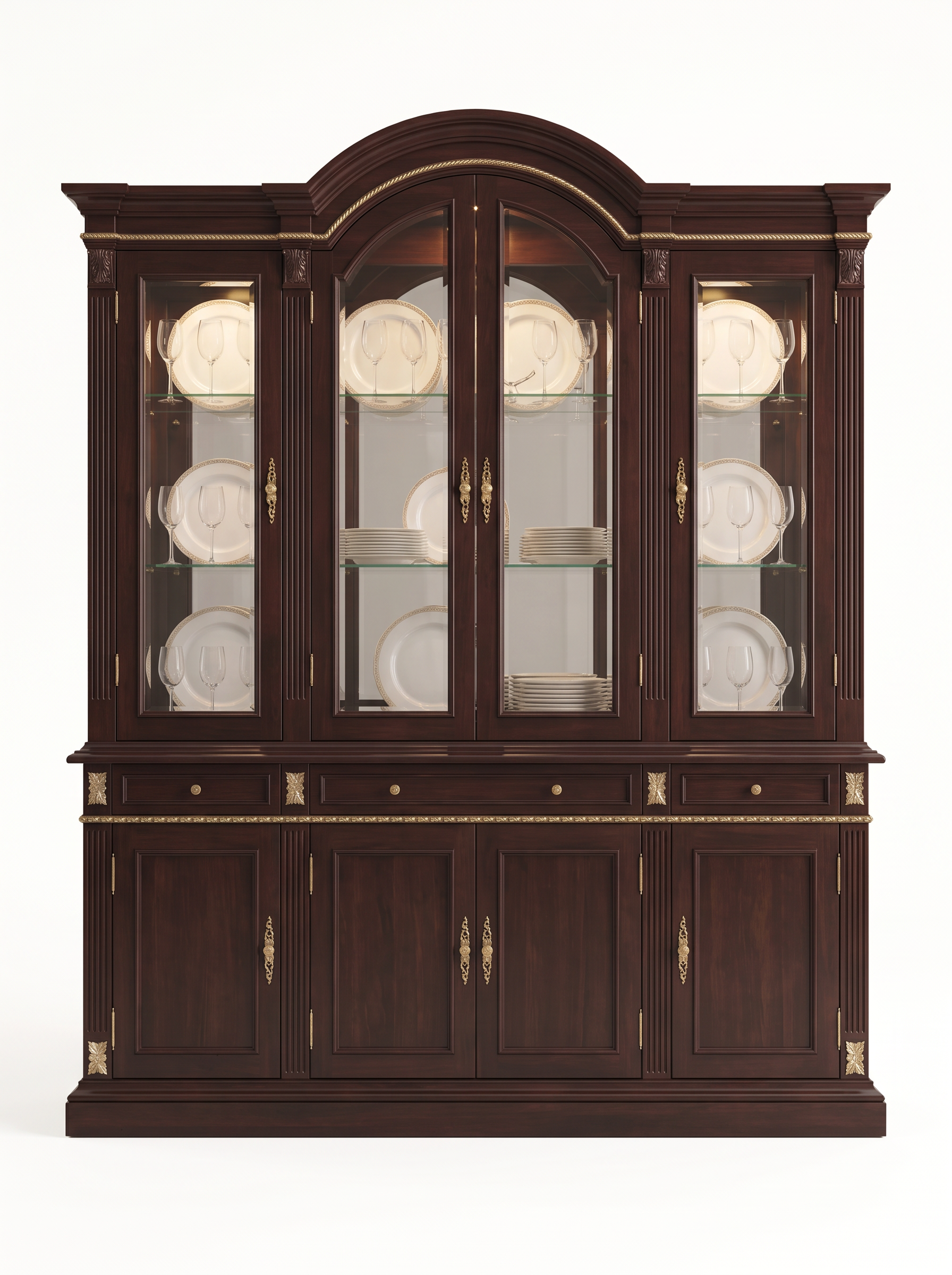 EON-CB002 George Display Hutch - Front Shot