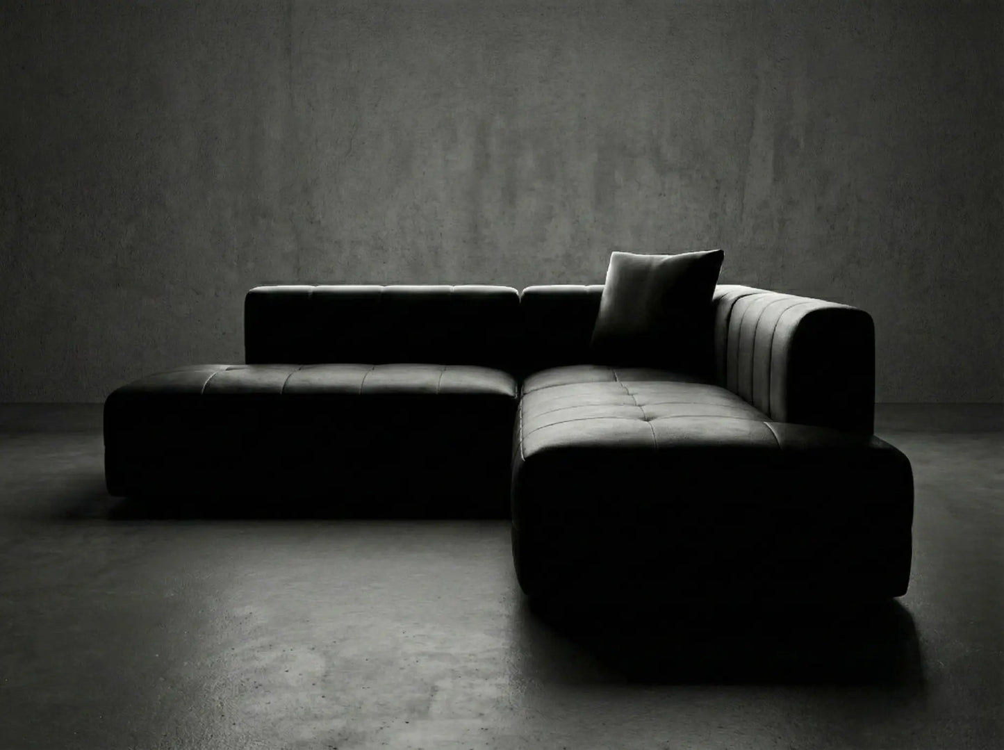 EON-SF008 Noir Modular Sectional - Dark Studio Moody