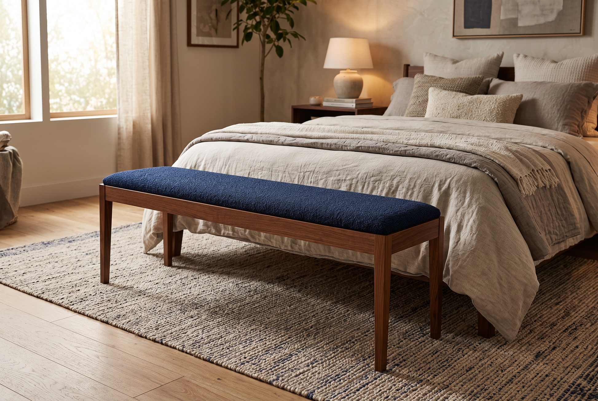 EON-BN004 Mayfair Bench - Bedroom Lifestyle