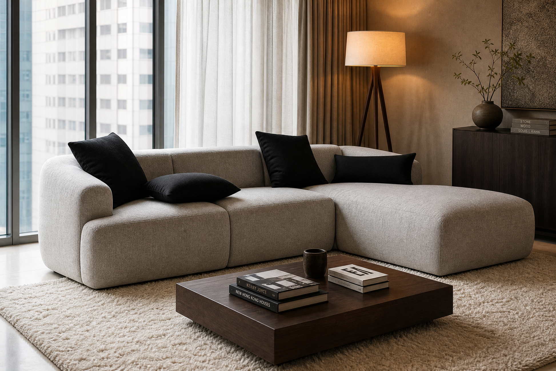 EON-SF001 Marlowe Modular Sectional Sofa - Lifestyle