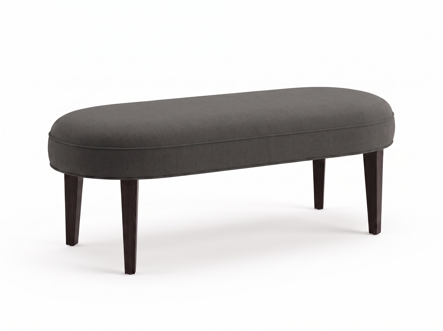 EON-BN008 Eloise Oval Bench - Charcoal