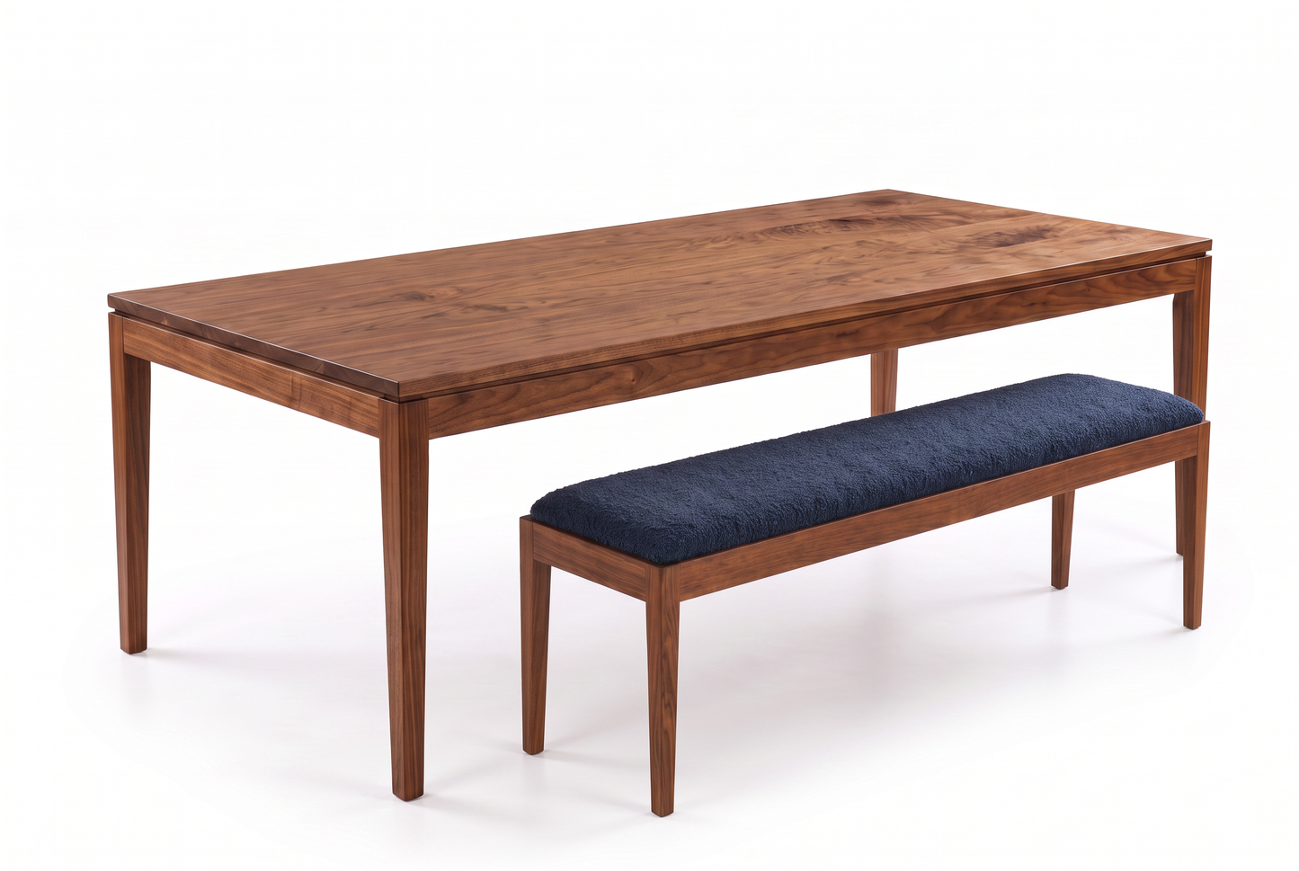 EON-TB004 Japandi Dining Table - With Mayfair Bench Set
