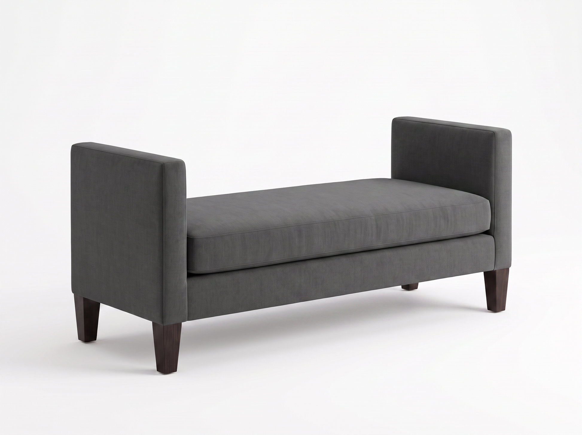 EON-BN009 Hadley Daybed Bench - Charcoal