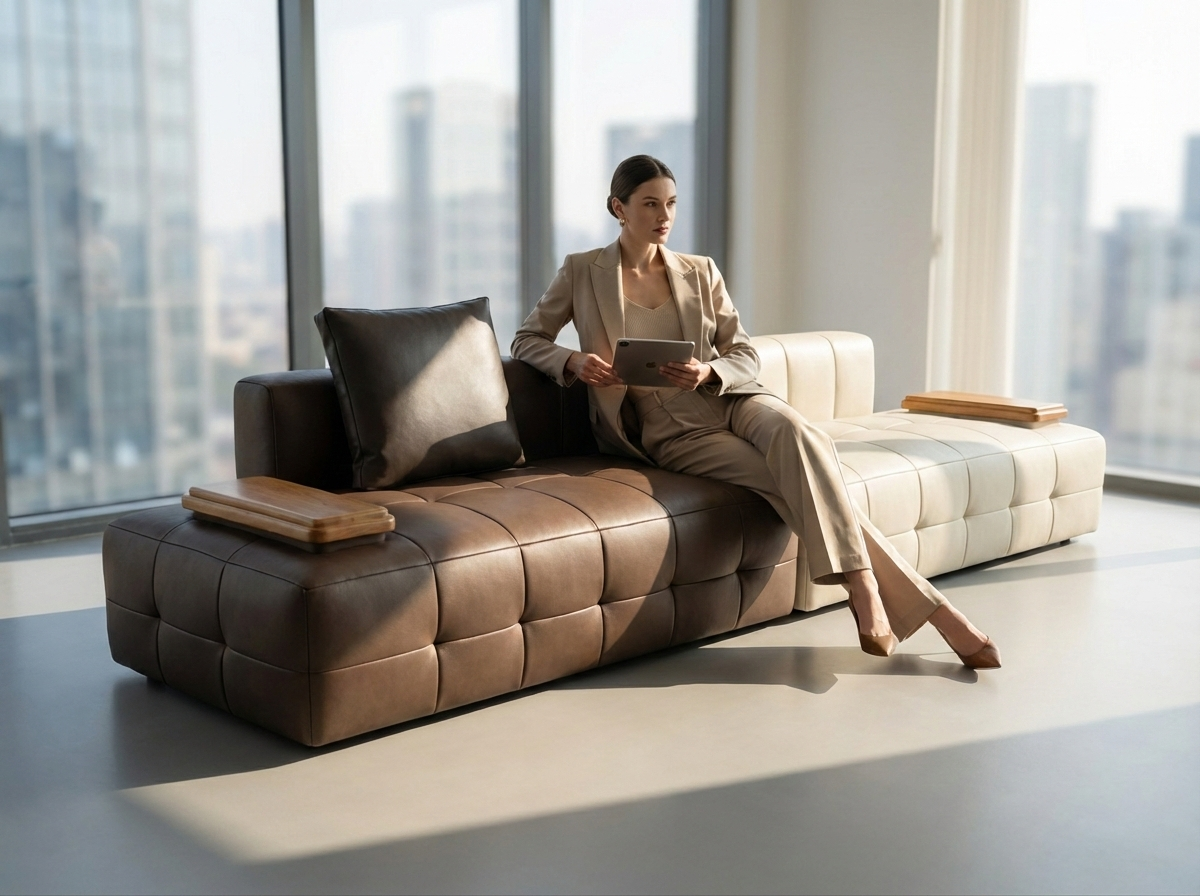 EON-SF009 Duality Modular Sofa - Model Penthouse City View