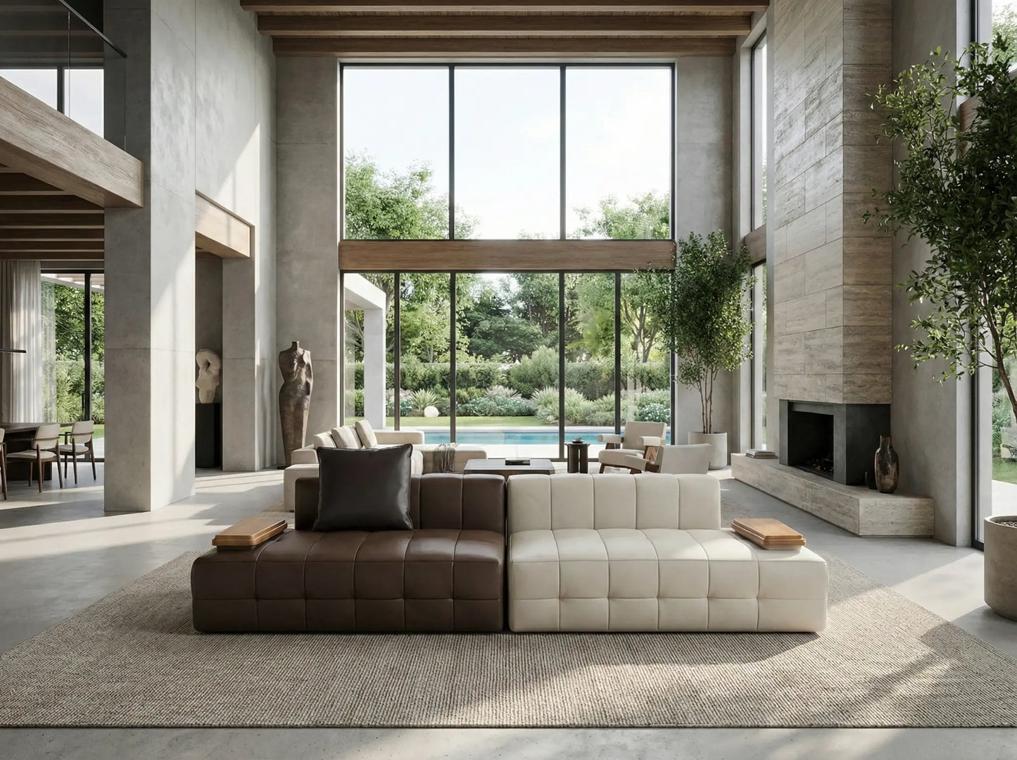 EON-SF009 Duality Modular Sofa - Grand Villa with Pool