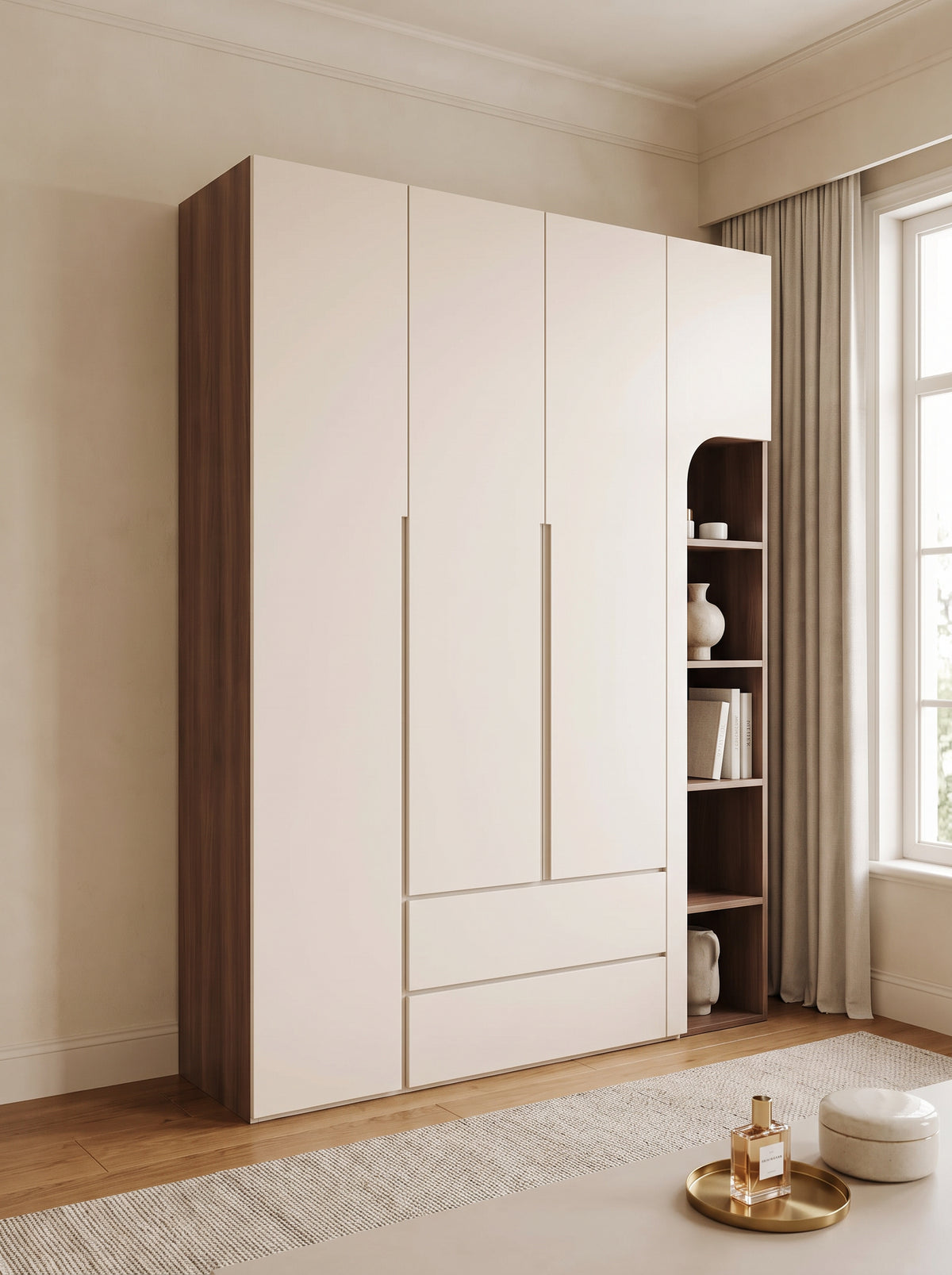 Avery wardrobe EON-WD001 – bedroom lifestyle view