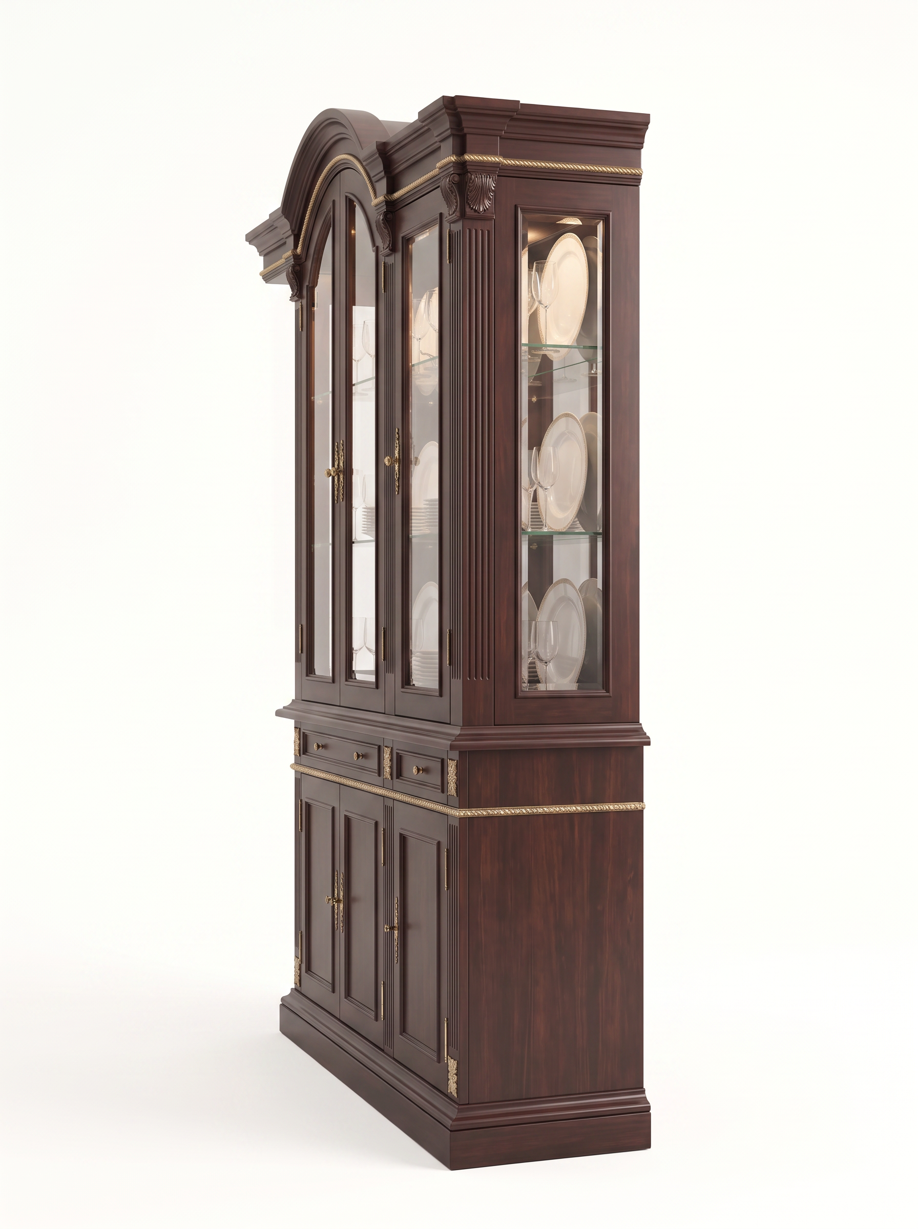 EON-CB002 George Display Hutch - Side Shot