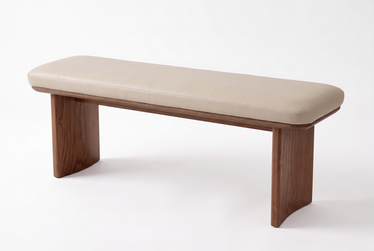 EON-BN002 Harlow Bench - Smooth Cream Hero