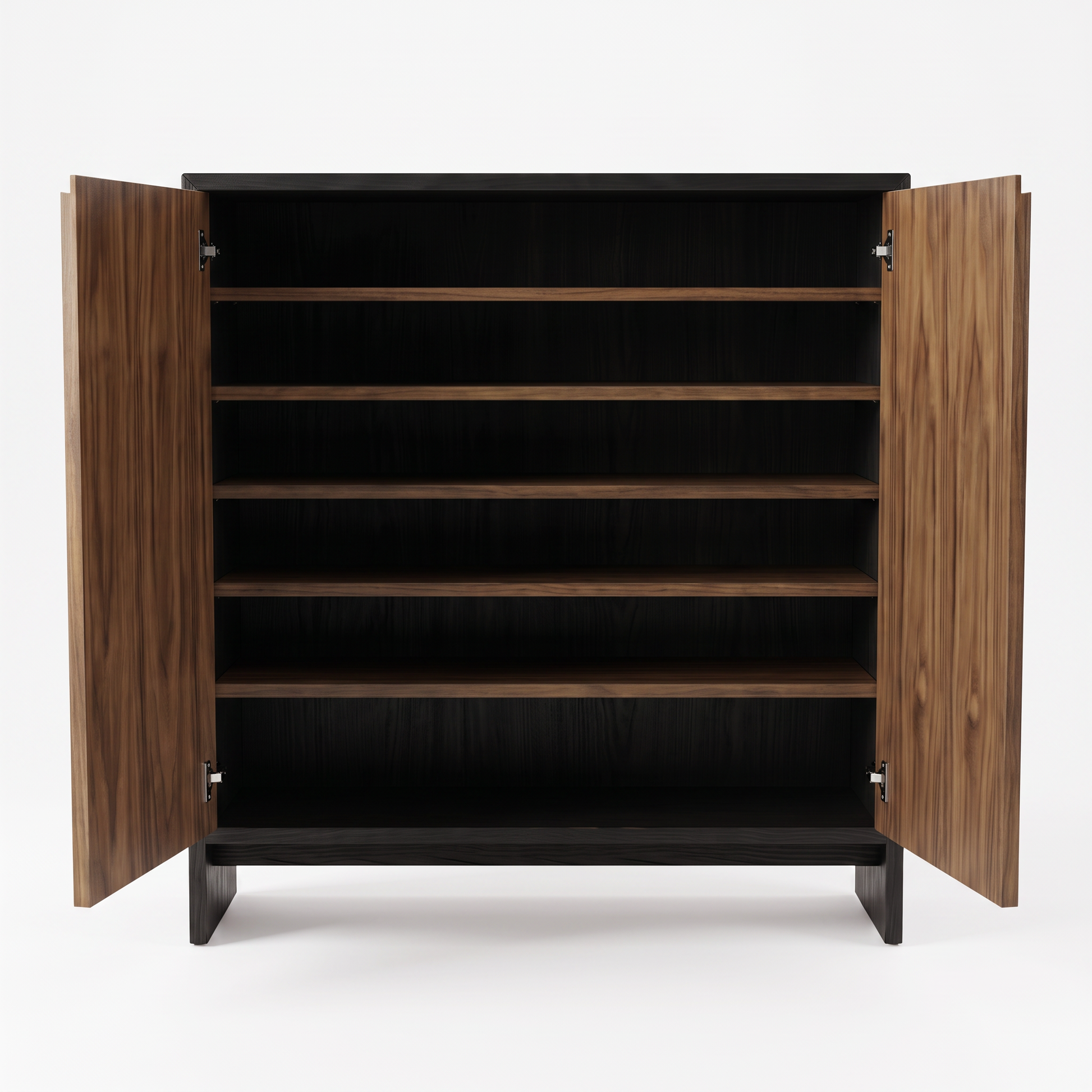 EON-SC001 Raffles Shoe Cabinet - Interior Empty Shelves