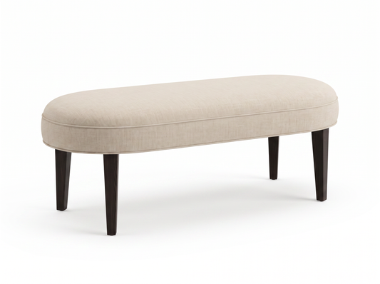 EON-BN008 Eloise Oval Bench - Natural Linen Hero