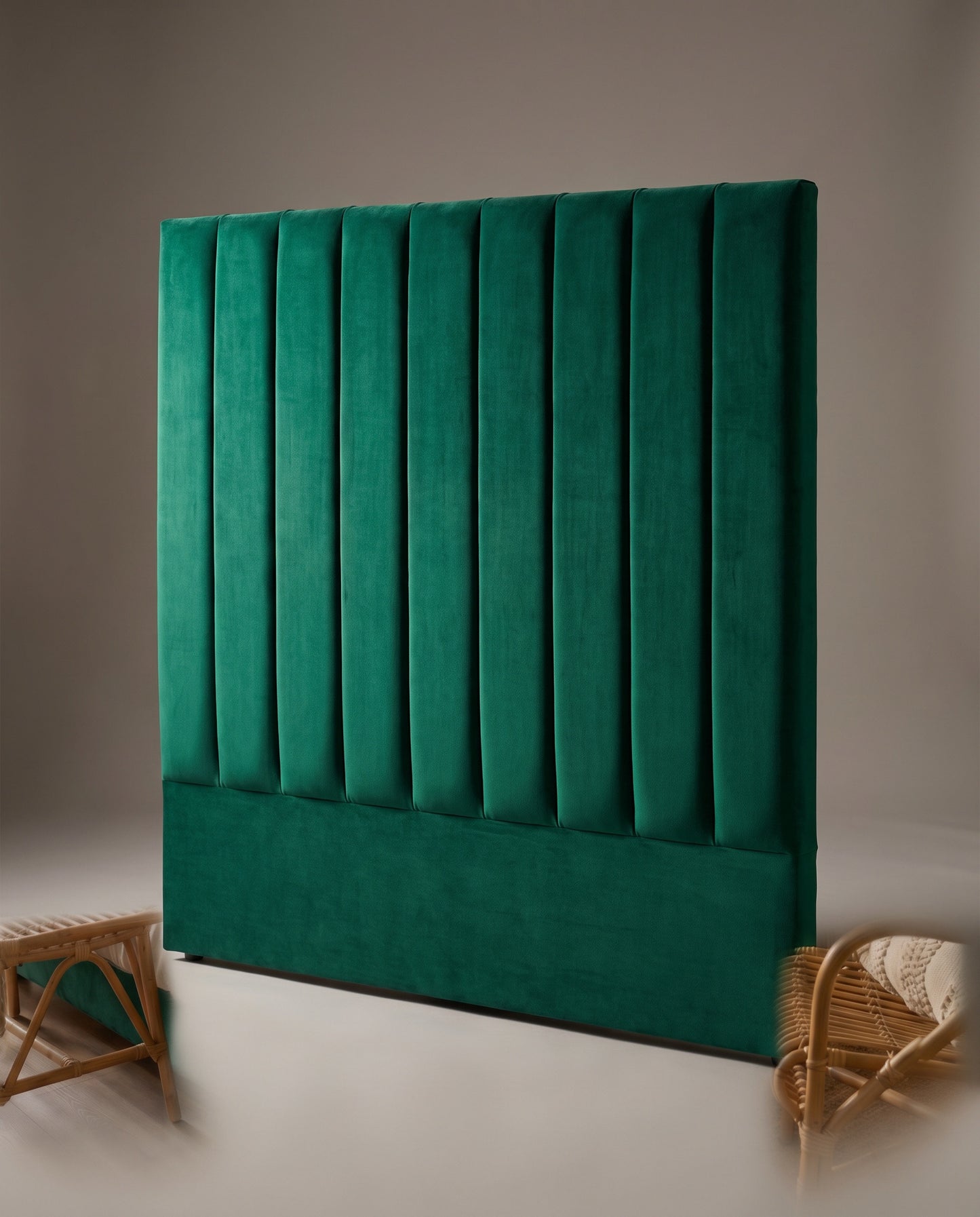 Tove upholstered headboard EON-HB077 – three-quarter hero view