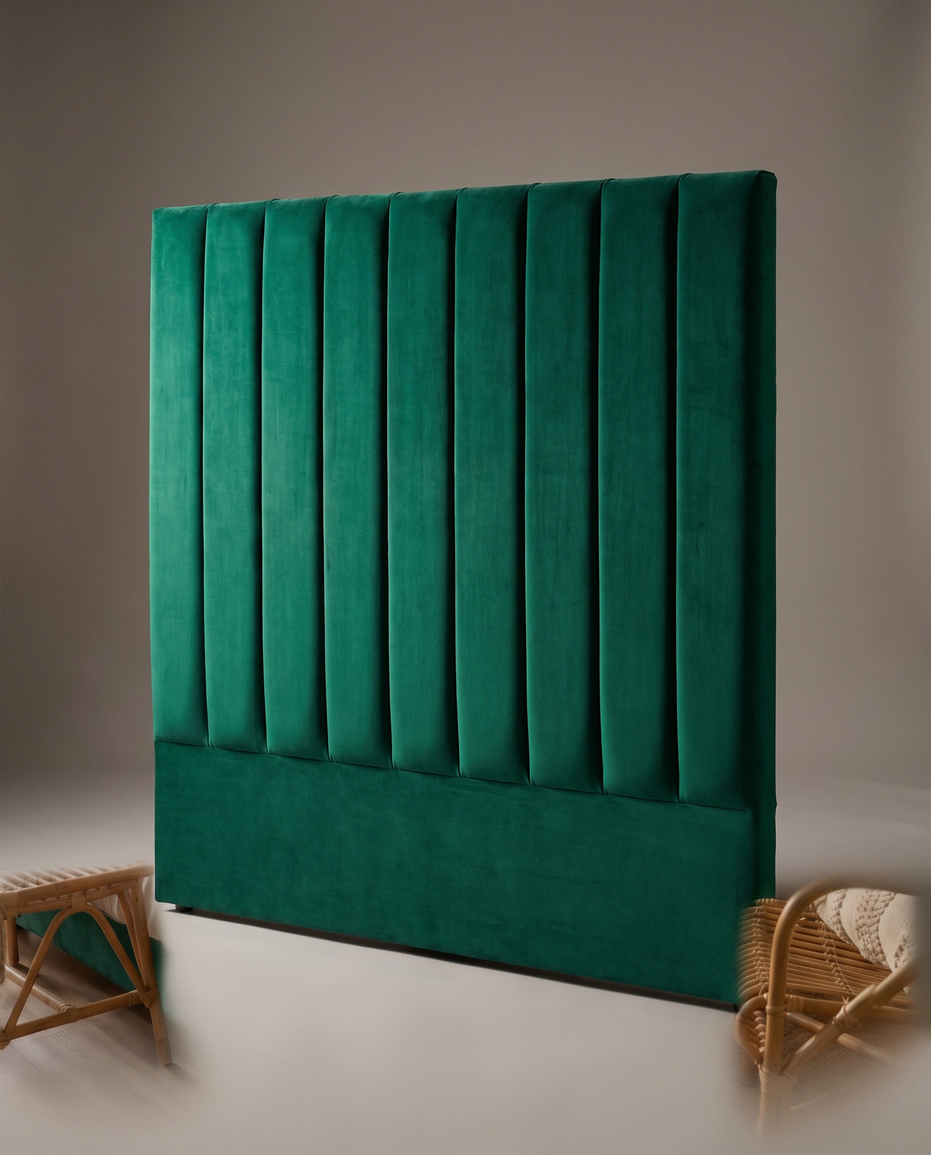 Tove upholstered headboard EON-HB077 – three-quarter hero view