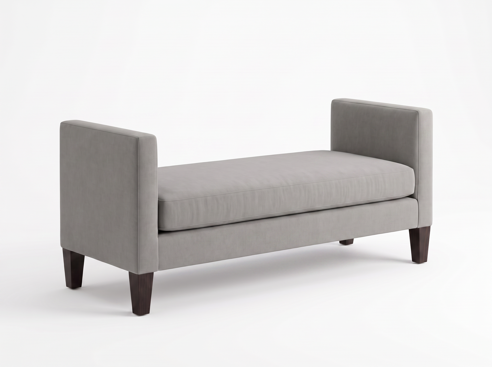 EON-BN009 Hadley Daybed Bench - Dove Grey