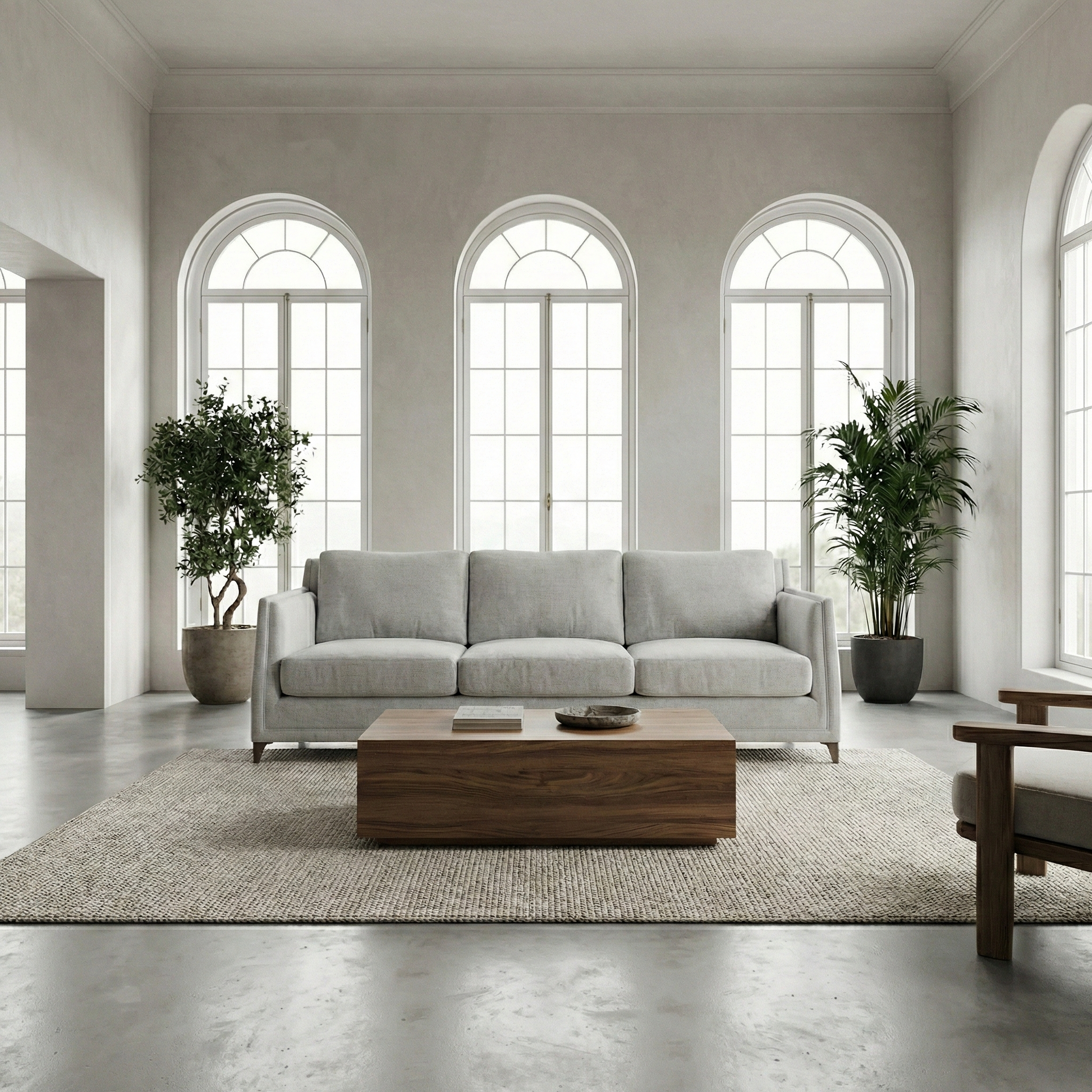EON-SF011 Sloane 3-Seater Sofa - Lifestyle Dark Moody
