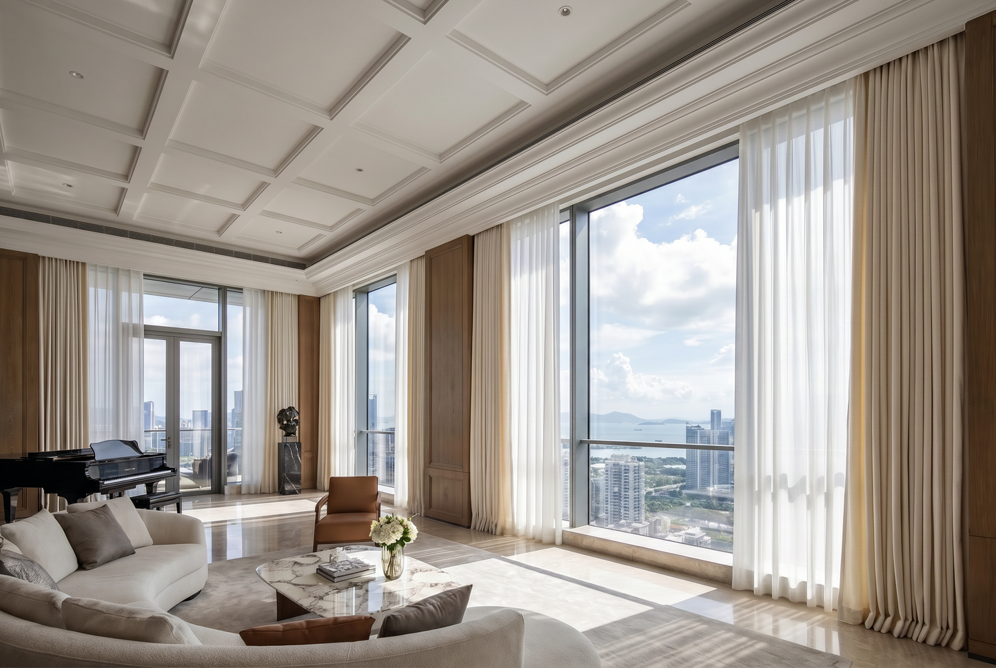 Sheer & Drape Layering Curtains