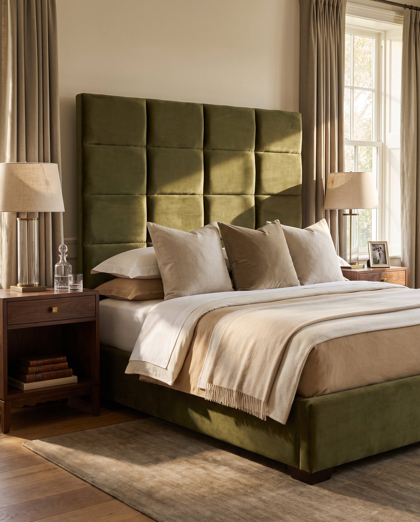 India upholstered headboard EON-HB067 – bedroom lifestyle view