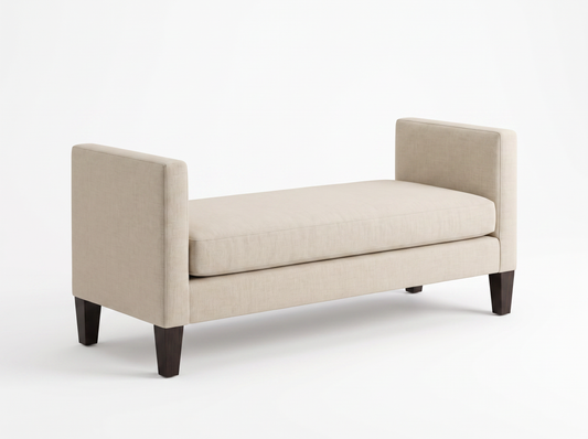 EON-BN009 Hadley Daybed Bench - Natural Linen Hero