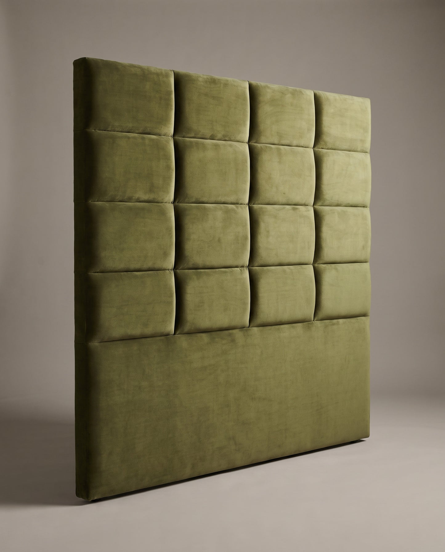 India upholstered headboard EON-HB067 – three-quarter hero view