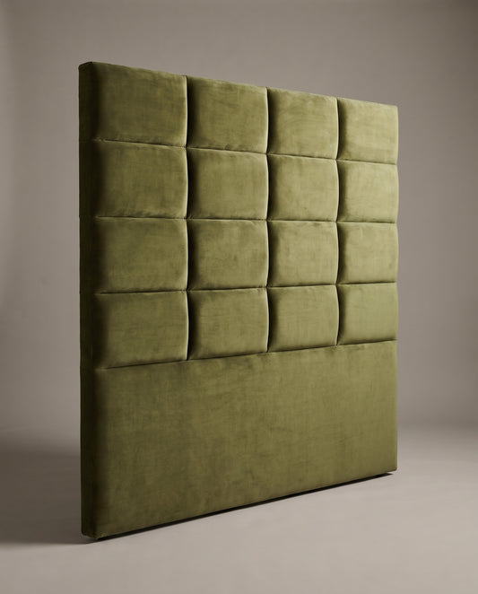India upholstered headboard EON-HB067 – three-quarter hero view