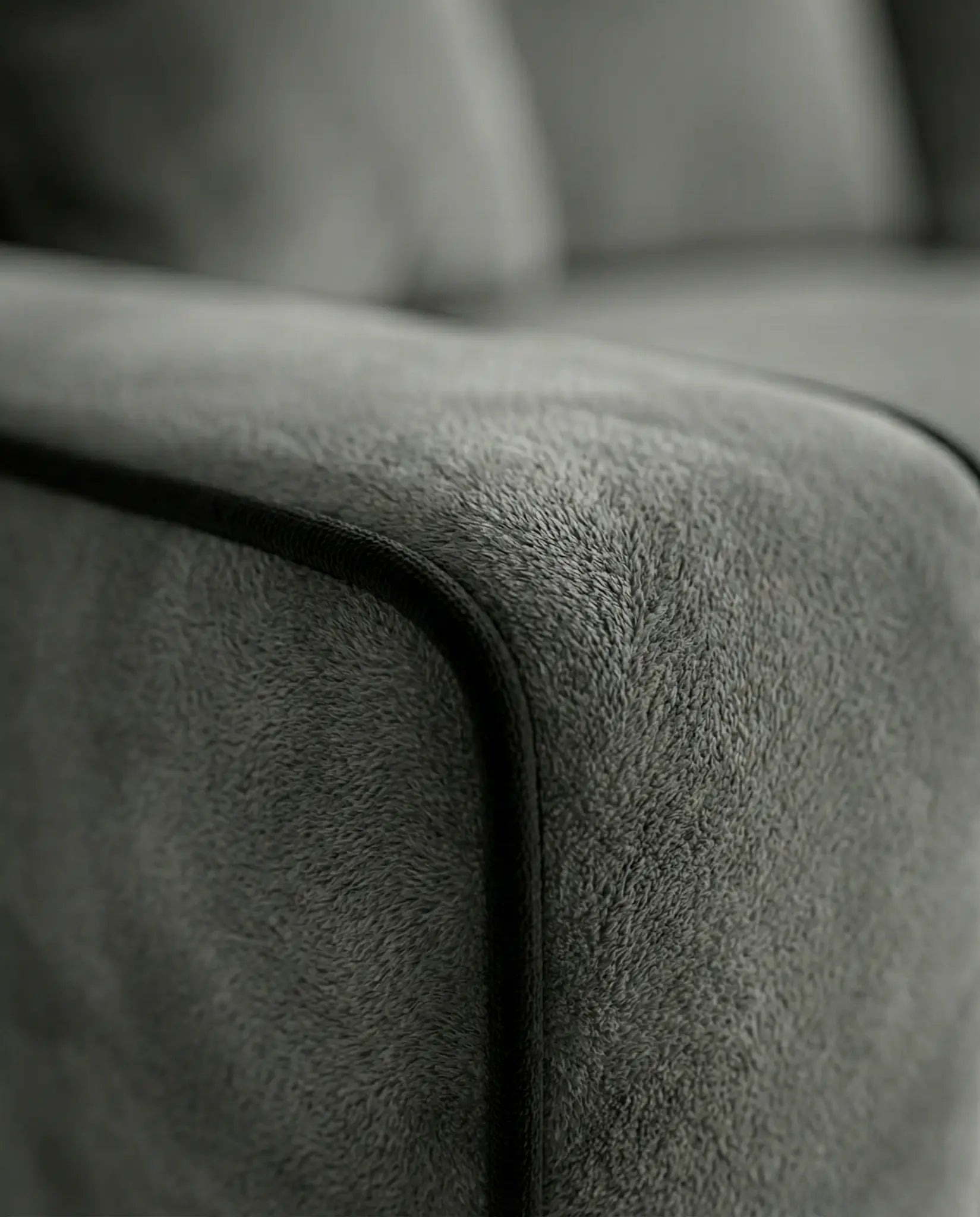 EON-SF006 Grafton Velvet Sofa - Arm Detail Macro