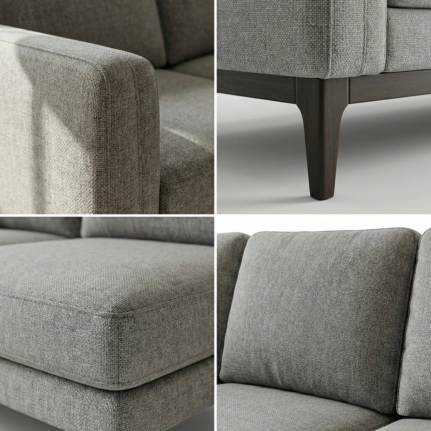 EON-SF011 Sloane 3-Seater Sofa - Studio Grey Detail