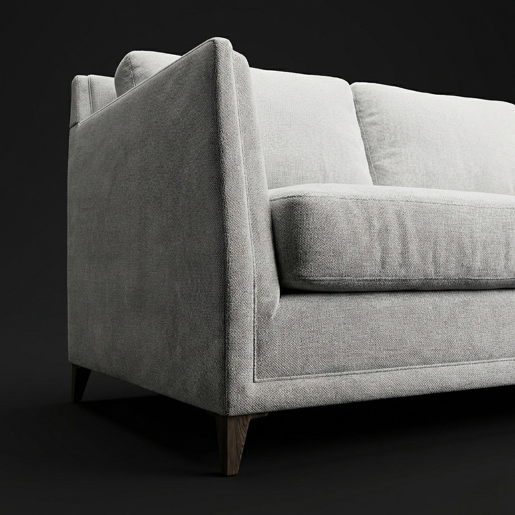 EON-SF011 Sloane 3-Seater Sofa - Dark Studio Front