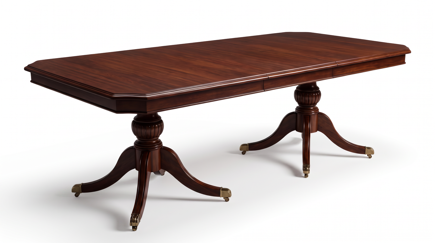 EON-TB003 Long Oval Extension Dining Table - Hero Shot