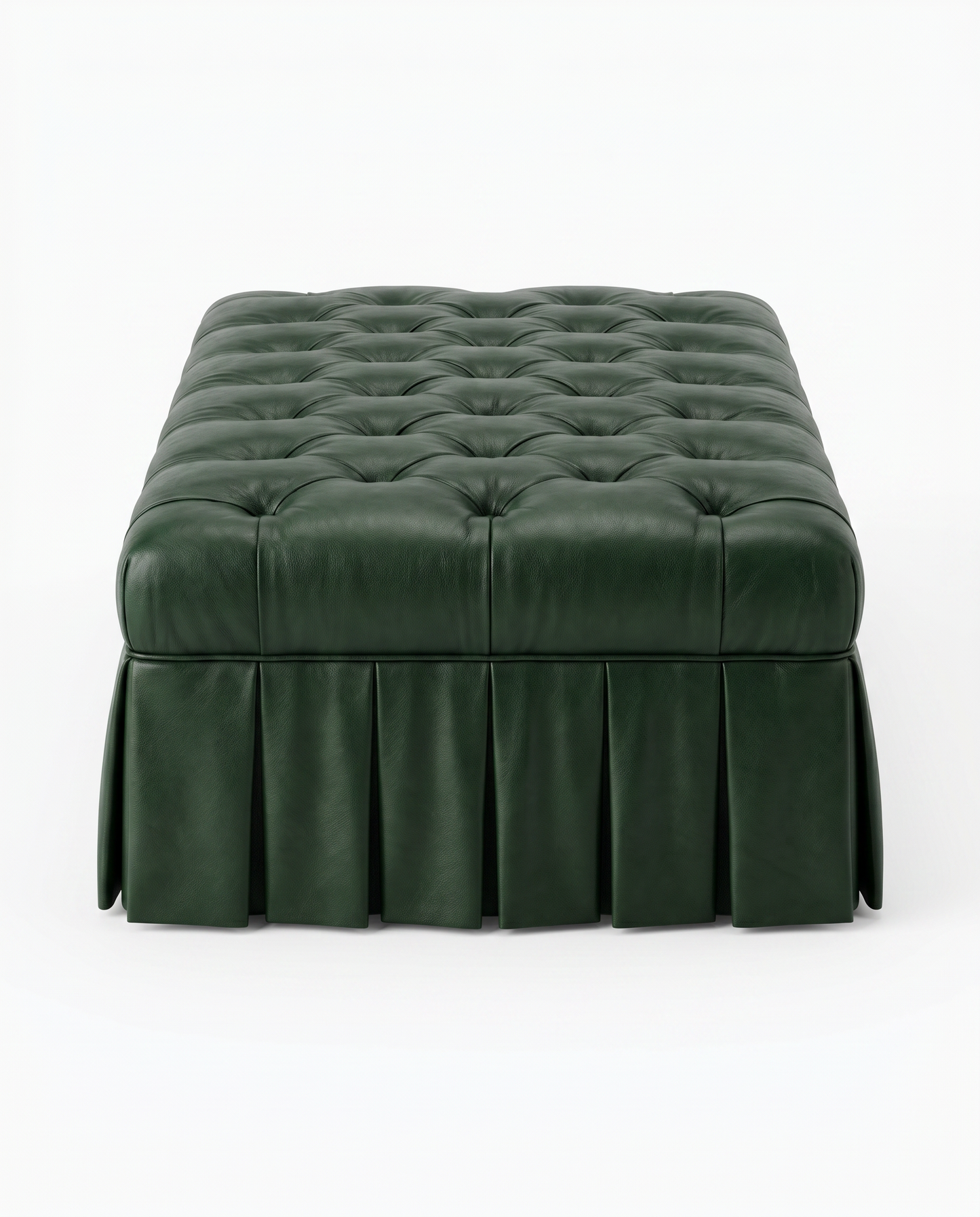 EON-OT001 Pemberton Tufted Ottoman - Side View