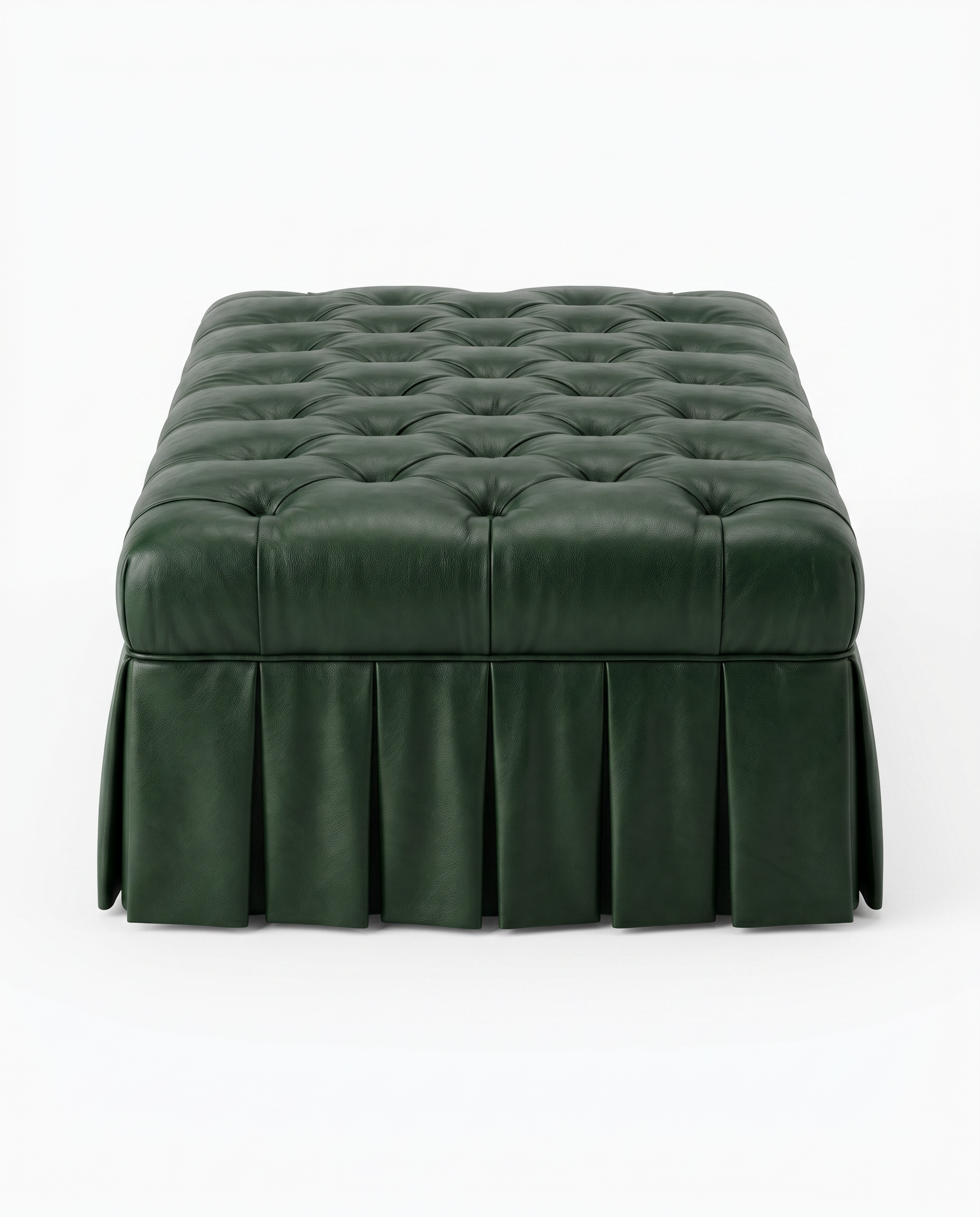 EON-OT001 Pemberton Tufted Ottoman - Side View